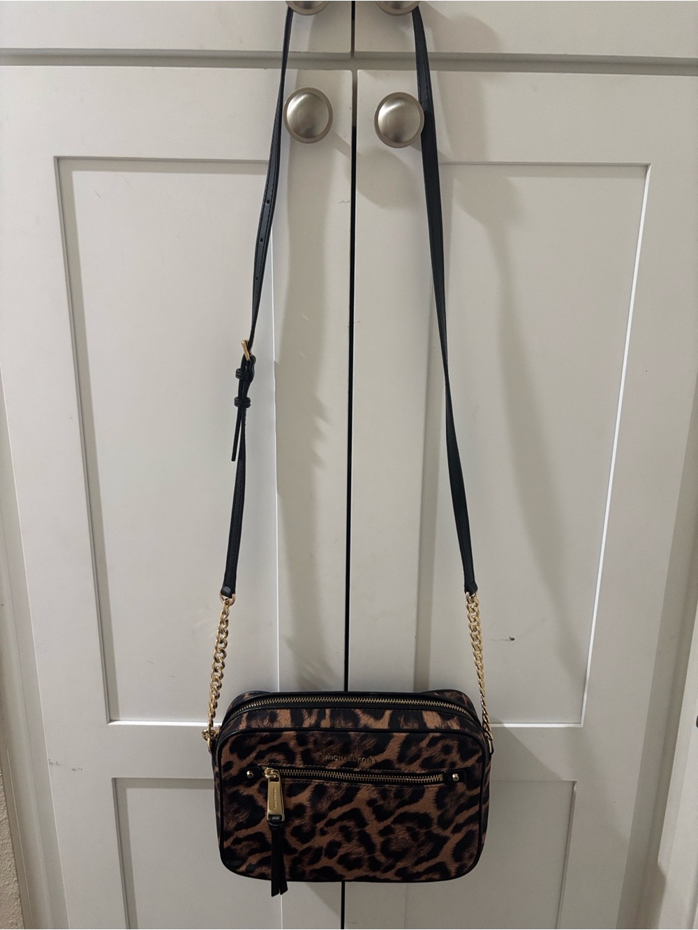 Michael Kors Leopard-Print Crossbody - Picture 2 of 4